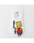 Koreański styl urocze skarpetki moda śmieszne nowości kobiety skarpetki łodzi wiosną i latem Cartoon Calsetines De Mujer