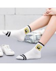 Moda postać z kreskówki śliczne krótkie skarpetki damskie Harajuku śliczne wzorzyste skarpetki Hipster Skatebord kostki skarpetk