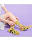 Fashion Streetwear Catoon Food Women skarpetki jesienno-zimowy styl japoński śliczne bawełniane skarpetki średnie śmieszne z Sus