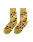 Fashion Streetwear Catoon Food Women skarpetki jesienno-zimowy styl japoński śliczne bawełniane skarpetki średnie śmieszne z Sus