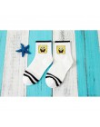 Moda postać z kreskówki śliczne krótkie skarpetki damskie Harajuku śliczne wzorzyste skarpetki Hipster Skatebord kostki skarpetk
