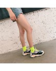 Moda cukierki kolor Neon zielony gorący różowy ulica fajne Hip Hop fluorescencja żółty pomarańczowy Unisex kobiety mężczyźni par