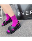Moda cukierki kolor Neon zielony gorący różowy ulica fajne Hip Hop fluorescencja żółty pomarańczowy Unisex kobiety mężczyźni par