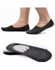 2 Pairs nowa bawełna mężczyźni niewidzialne skarpetki męskie skarpetki silikonowe antypoślizgowe Pure Color moda Unisex kobiety 