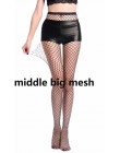 1PC cztery boki Sexy kobiety Lady otwarte krocza rajstopy czarne kabaretki sieć na ryby bielizna Mesh pończosznicze rajstopy cza