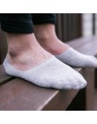 2 Pairs nowa bawełna mężczyźni niewidzialne skarpetki męskie skarpetki silikonowe antypoślizgowe Pure Color moda Unisex kobiety 