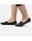 2 Pairs nowa bawełna mężczyźni niewidzialne skarpetki męskie skarpetki silikonowe antypoślizgowe Pure Color moda Unisex kobiety 