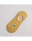Nowa rozrywka płytkie usta jednokolorowa krótka skarpeta Cartoon Puppy oddychająca wygodna damska krótka skarpeta Chaussettes