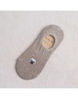 Nowa rozrywka płytkie usta jednokolorowa krótka skarpeta Cartoon Puppy oddychająca wygodna damska krótka skarpeta Chaussettes