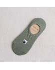 Nowa rozrywka płytkie usta jednokolorowa krótka skarpeta Cartoon Puppy oddychająca wygodna damska krótka skarpeta Chaussettes