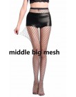 1PC cztery boki Sexy kobiety Lady otwarte krocza rajstopy czarne kabaretki sieć na ryby bielizna Mesh pończosznicze rajstopy cza