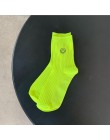 Moda cukierki kolor Neon zielony gorący różowy ulica fajne Hip Hop fluorescencja żółty pomarańczowy Unisex kobiety mężczyźni par