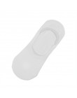 2 Pairs nowa bawełna mężczyźni niewidzialne skarpetki męskie skarpetki silikonowe antypoślizgowe Pure Color moda Unisex kobiety 
