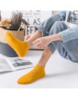 Rozmiar 35-42 Kawaii skarpety damskie moda kostki śmieszne skarpetki damskie bawełniana haftowana ekspresja cukierki kolor 1 par