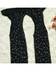 Nowa seksowna bielizna Sexy otwarte krocza rajstopy kabaretki kobiety Delight diamentowe siatki pończochy pani błyszczące Rhines