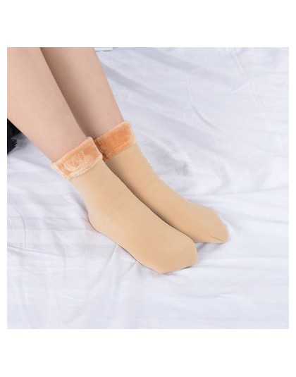 Scoks winter warm WOMEN NEW SYTLE fashion zagęścić termiczne wełniane kaszmirowe skarpety śnieżne bezszwowa aksamitna buty podło