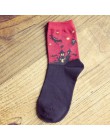 Zima jesień nowe kobiety w metce skarpety Halloween kobiety skarpetki moda bawełna EUR35-40