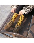 DaiShana nowy harajuku kobiety skarpetki Leopard ziarna eleganckie skarpetki długa luźna skarpeta jesień zima Korea ich rozrywka