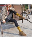 DaiShana nowy harajuku kobiety skarpetki Leopard ziarna eleganckie skarpetki długa luźna skarpeta jesień zima Korea ich rozrywka