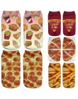 Damskie krótkie dorywczo 3D drukowane śmieszne wiosenne markowe skarpetki szczęśliwa gorąca modna letnia jesień Unisex Pizza kob