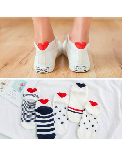 5Pairs New Arrival kobiety bawełniane skarpetki różowy słodki kociak skarpetki krótkie skarpetki Casual szczęśliwych zwierząt uc