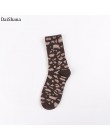DaiShana nowy harajuku kobiety skarpetki Leopard ziarna eleganckie skarpetki długa luźna skarpeta jesień zima Korea ich rozrywka