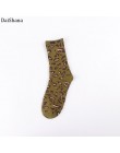 DaiShana nowy harajuku kobiety skarpetki Leopard ziarna eleganckie skarpetki długa luźna skarpeta jesień zima Korea ich rozrywka