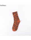 DaiShana nowy harajuku kobiety skarpetki Leopard ziarna eleganckie skarpetki długa luźna skarpeta jesień zima Korea ich rozrywka