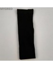 MYORED sexy solidny pasek bodystocking plus rozmiar nad zakolanówki kolana zwykły kolor długi big SOX kobiety kobieta taniec