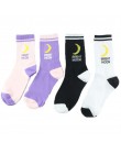 CHAOZHU ulzzang Fashion Street więcej niż dope fajne casual unisex kobiety mężczyźni bawełna 2 top w paski skarpetki jasny księż