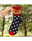 New arrival kobiety piękne skarpety kreskówkowe jesienno-zimowa moda zwierzęca skarpetka damska i damska zabawna fajna bawełna s