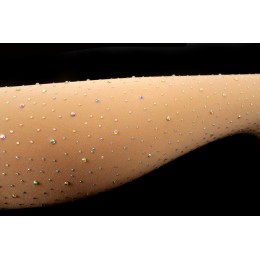 2020 nowy Sexy kobiety Plus rozmiar Rhinestone rajstopy 100D rozciągliwy Bling rajstopy jesień zima grube rajstopy wysokiej jako