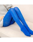 2020 nowy Sexy kobiety Plus rozmiar Rhinestone rajstopy 100D rozciągliwy Bling rajstopy jesień zima grube rajstopy wysokiej jako