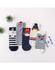 5Pairs New Arrival kobiety bawełniane skarpetki różowy słodki kociak skarpetki krótkie skarpetki Casual szczęśliwych zwierząt uc
