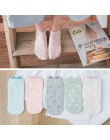 5Pairs New Arrival kobiety bawełniane skarpetki różowy słodki kociak skarpetki krótkie skarpetki Casual szczęśliwych zwierząt uc