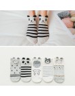5Pairs New Arrival kobiety bawełniane skarpetki różowy słodki kociak skarpetki krótkie skarpetki Casual szczęśliwych zwierząt uc