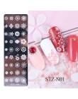 1 sztuk 12x4cm paznokci tłoczenia płyty liść kwiaty motyl kot Nail Art Stamp szablony szablony projekt polski Manicure TRSTZN01-