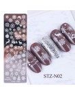 1 sztuk 12x4cm paznokci tłoczenia płyty liść kwiaty motyl kot Nail Art Stamp szablony szablony projekt polski Manicure TRSTZN01-