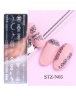 1 sztuk 12x4cm paznokci tłoczenia płyty liść kwiaty motyl kot Nail Art Stamp szablony szablony projekt polski Manicure TRSTZN01-