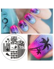 BORN PRETTY 1PC boże narodzenie szablon tłoczenia paznokci kwiat zwierząt geometria miłość walentynki do dekoracji paznokci (ksz