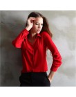 5 kolorów odzież do pracy 2019 kobiet koszula szyfonowa Blusas Femininas topy eleganckie panie formalna bluzka biurowa Plus rozm