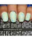BeautyBigBang XL-01 ze stalowymi ćwiekami stemplowanie do paznokci polski Nail Art Shell owoce szablon obrazu stemplowanie pazno