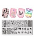 BeautyBigBang XL-01 ze stalowymi ćwiekami stemplowanie do paznokci polski Nail Art Shell owoce szablon obrazu stemplowanie pazno