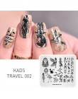 KADS szablon do paznokci 36 wzorów chiński styl malowanie tuszem Wordart szablon obrazu płytka do stemplowania paznokci szablony