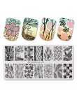 BeautyBigBang XL-01 ze stalowymi ćwiekami stemplowanie do paznokci polski Nail Art Shell owoce szablon obrazu stemplowanie pazno