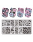 BeautyBigBang XL-01 ze stalowymi ćwiekami stemplowanie do paznokci polski Nail Art Shell owoce szablon obrazu stemplowanie pazno