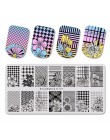 BeautyBigBang XL-01 ze stalowymi ćwiekami stemplowanie do paznokci polski Nail Art Shell owoce szablon obrazu stemplowanie pazno