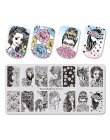 BeautyBigBang XL-01 ze stalowymi ćwiekami stemplowanie do paznokci polski Nail Art Shell owoce szablon obrazu stemplowanie pazno