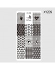 1 szt. Szablon do stemplowania paznokci Dreamcatcher wiatrak kwiaty wzory wzornik DIY wzory paznokci Manicure pieczęć płyta JIXY