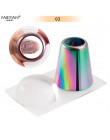 3.5cm w kształcie czaszki matowy Nail Art Stamper stemplowanie skrobak z Cap aplikator z miękkiego silikonu przezroczysty szablo